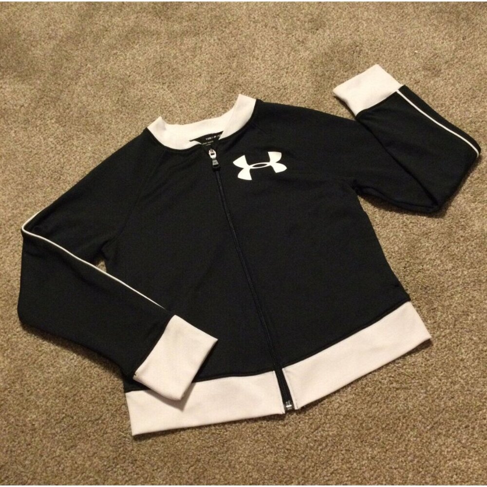 YSM VGUC UNDER ARMOUR Black Track Jacket